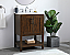 24 inch Modern Fitting Single Bathroom Vanity in Espresso