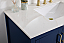 42 inch Modern Fitting Single Bathroom Vanity with Three Finishes Options and Backsplash Option