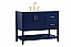 42 inch Modern Fitting Single Bathroom Vanity with Three Finishes Options and Backsplash Option