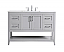 48 inch Modern Fitting Single Bathroom Vanity with Three Finishes Options and Backsplash Option