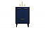 24 inch Modern Fitting Bathroom Vanity in Blue