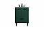 24 inch Modern Fitting Bathroom Vanity in Green