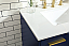 30 inch Modern Fitting Bathroom Vanity in Blue with Backsplash Option