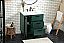 30 inch Modern Fitting Bathroom Vanity in Green with Backsplash Option