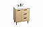  30 inch Modern Fitting Bathroom Vanity in Maple with Backsplash Option