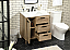 30 inch Modern Fitting Single Bathroom Vanity in Natural Oak