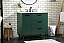 36 inch Modern Fitting Bathroom Vanity in Green with Backsplash Option