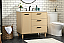  36 inch Modern Fitting Bathroom Vanity in Maple with Backsplash Option