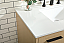  36 inch Modern Fitting Bathroom Vanity in Maple with Backsplash Option