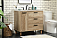 36 inch Modern Fitting Single Bathroom Vanity in Natural Oak with Backsplash Option