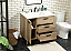 36 inch Modern Fitting Single Bathroom Vanity in Natural Oak with Backsplash Option