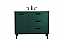 42 inch Modern Fitting Bathroom Vanity in Green with Backsplash Option