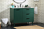 42 inch Modern Fitting Bathroom Vanity in Green with Backsplash Option