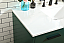 42 inch Modern Fitting Bathroom Vanity in Green with Backsplash Option