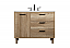 42 inch Modern Fitting Single Bathroom Vanity in Natural Oak with Backsplash Option