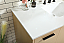 48 inch Modern Fitting Bathroom Vanity in Maple with Backsplash Option