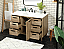 48 inch Modern Fitting Single Bathroom Vanity in Natural oak with Backsplash Option