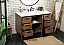 48 inch Modern Fitting Single Bathroom Vanity in Walnut Brown with Backsplash Option