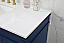 48 inch Modern Fitting Single Bathroom Vanity in Blue with Three Finishes Options and Backsplash Option