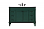 48 inch Modern Fitting Single Bathroom Vanity in Green with Backsplash Option