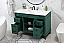 48 inch Modern Fitting Single Bathroom Vanity in Green with Backsplash Option