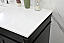 60 inch Modern Fitting Single bathroom Vanity in Black