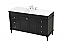 60 inch Modern Fitting Single bathroom Vanity in Black