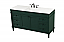  60 inch Modern Fitting Single Bathroom Vanity in Green