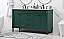 60 inch Modern Fitting Double Bathroom Vanity in Green Product management