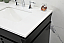 72 inch Modern Fitting Double Bathroom Vanity in Black