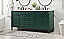 72 inch Modern Fitting Double Bathroom Vanity in Green