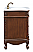 24 In. Modern Fitting Single Bathroom Vanity Set In Coffee