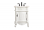 24 inch Modern Fitting Single Bathroom Vanity in Antique White