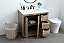  36 inch Single Bathroom Vanity in Natural Oak