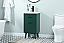 18 inch Bathroom Vanity in Green