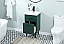 18 inch Bathroom Vanity in Green