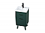 18 inch Bathroom Vanity in Green