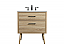 30 inch Single Bathroom Vanity in Mango Wood with Backsplash Option