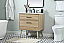 30 inch Single Bathroom Vanity in Mango Wood with Backsplash Option