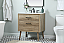 30 inch Single Bathroom Vanity in Natural oak with Backsplash Option