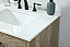 30 inch Single Bathroom Vanity in Natural oak with Backsplash Option