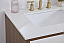 30 inch Bathroom Vanity in White with Backsplash Option