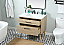 36 inch Single Bathroom Vanity in Mango Wood with Backsplash Option