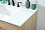 36 inch Single Bathroom Vanity in Mango Wood with Backsplash Option