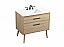 36 inch Single Bathroom Vanity in Mango Wood with Backsplash Option