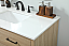 42 inch Single Bathroom Vanity in Mango Wood with Backsplash Option