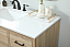 48 inch Single Bathroom Vanity in Mango Wood with Backsplash Option