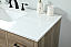 48 inch Single Bathroom Vanity in Natural Oak with Backsplash Option