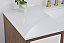 48 inch Bathroom Vanity in White with Backsplash Option