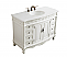 48 inch Single Bathroom Vanity in Antique White with Ivory White Marble